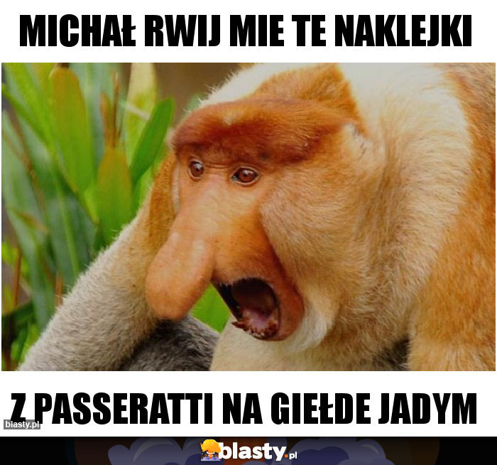 Michał rwij mie te naklejki