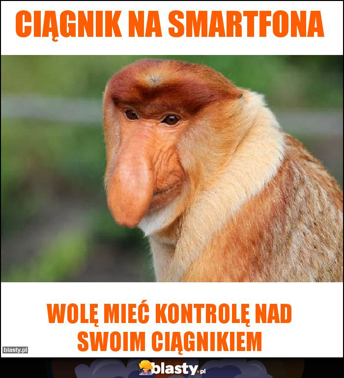 Ciągnik na smartfona