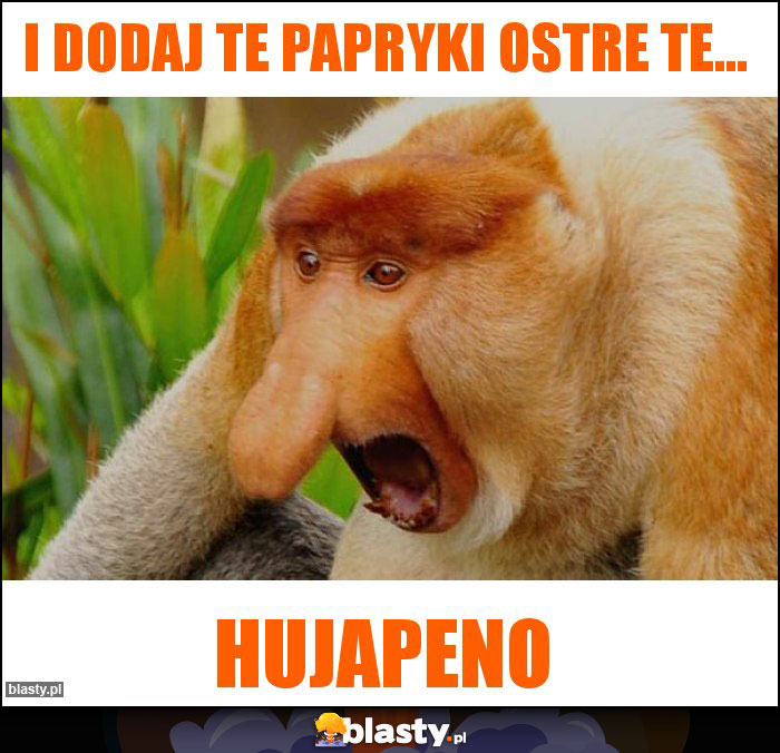 I dodaj te papryki ostre te...