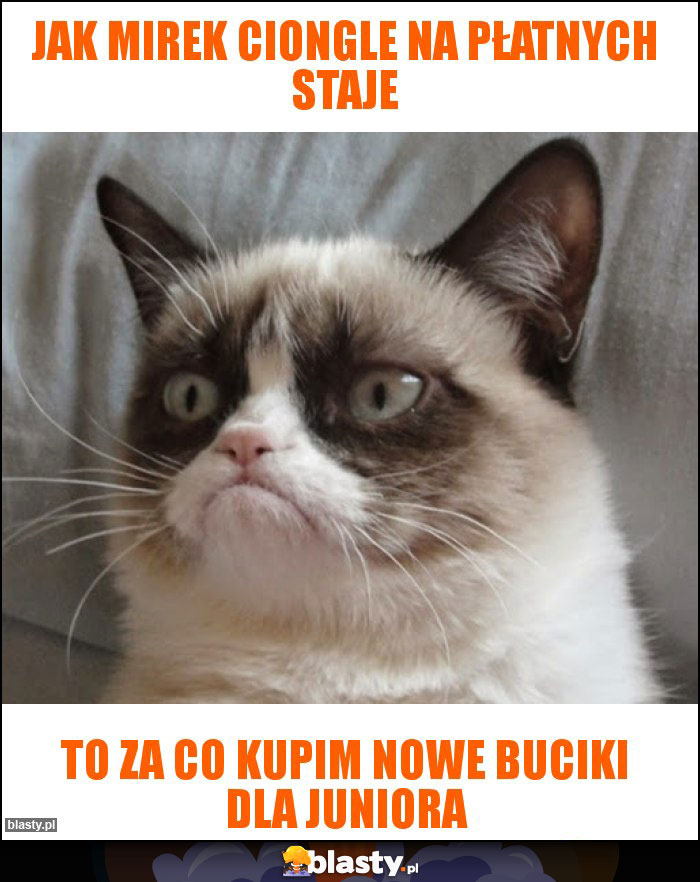 Jak Mirek ciongle na płatnych staje