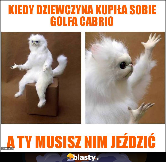 Kiedy dziewczyna kupiła sobie golfa cabrio