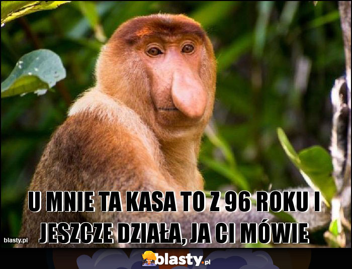 u mnie ta kasa to z 96 roku i jeszcze działa, ja Ci mówie