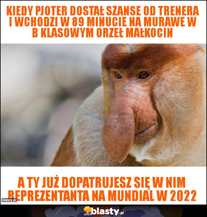 KIEDY PJOTER DOSTAŁ SZANSE OD TRENERA I WCHODZI W 89 minucie na murawe W B KLASOWYM Orzeł Małkocin