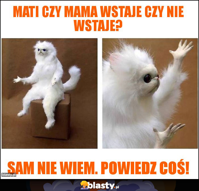 Mati czy Mama wstaje czy nie wstaje?