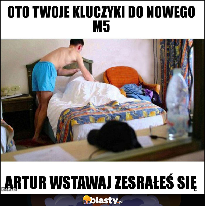 Oto twoje kluczyki do nowego M5