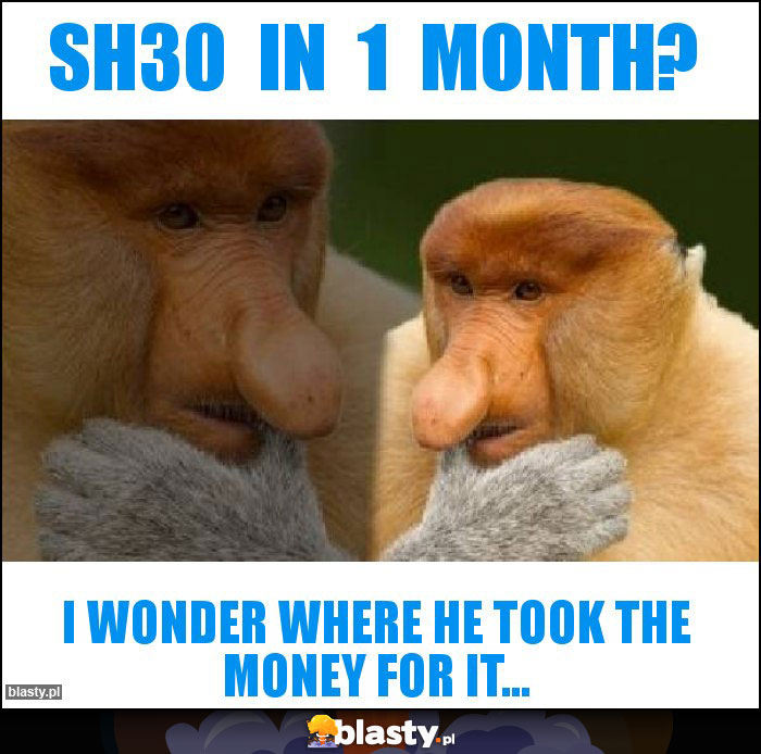 SH30  in  1  month?