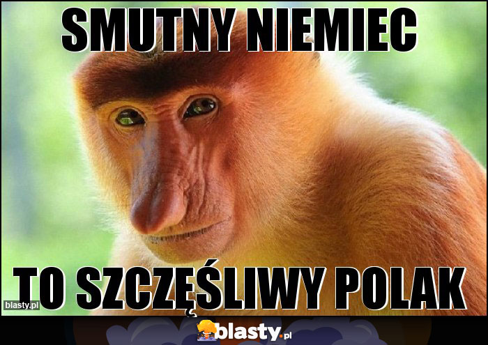smutny niemiec