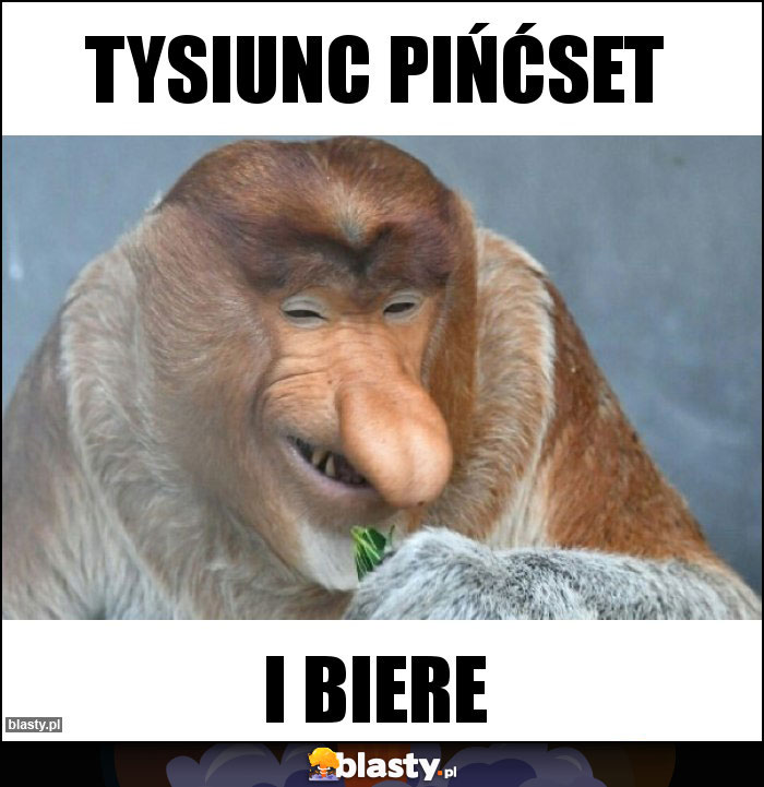 tysiunc pińćset