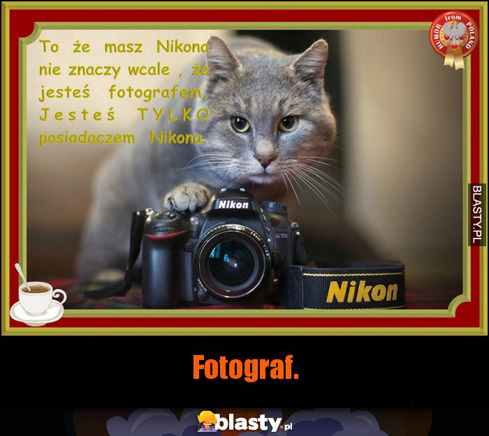 Fotograf.