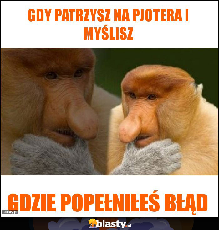 GDY PATRZYSZ NA PJOTERA I MYŚLISZ