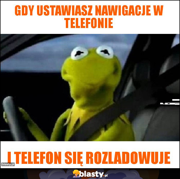 Gdy ustawiasz nawigacje w telefonie