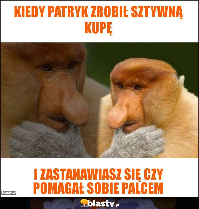 Kiedy Patryk zrobił sztywną kupę