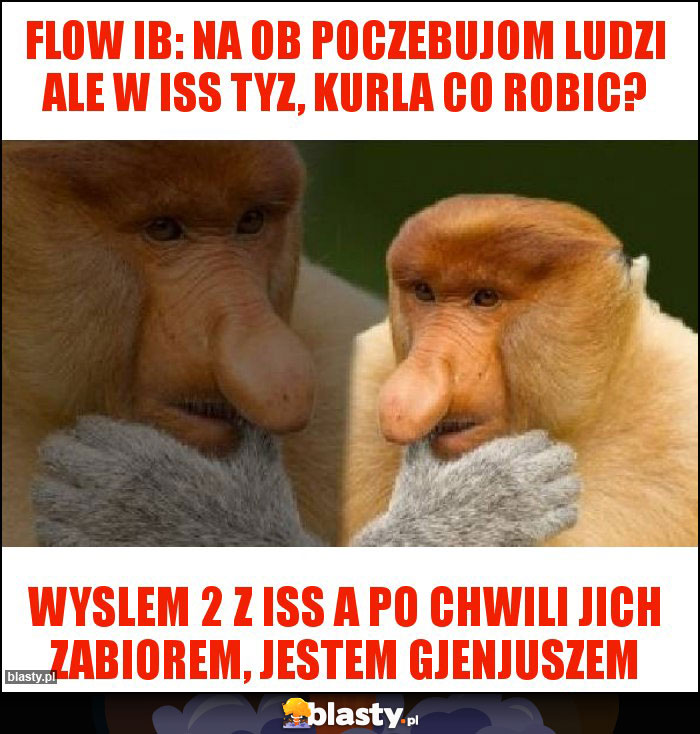 FLOW IB: NA OB POCZEBUJOM LUDZI ALE W ISS TYZ, kurla CO ROBIC?