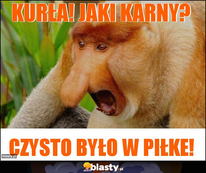 Kurła! Jaki karny?