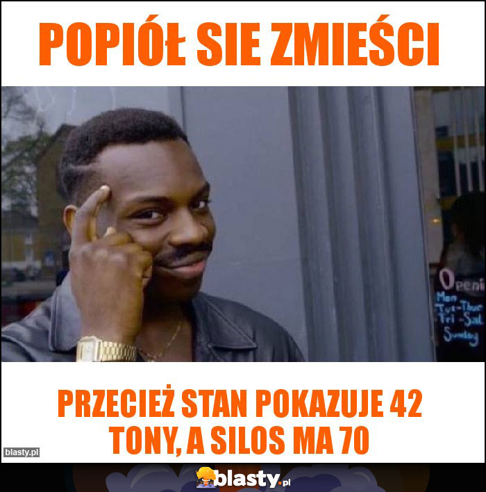 Popiół sie zmieści
