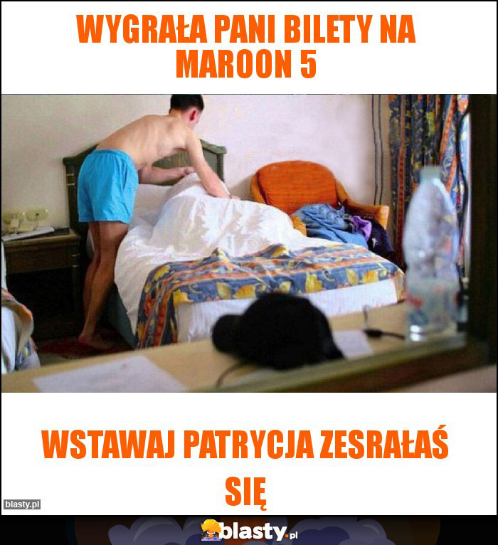 Wygrała Pani bilety na MAROON 5