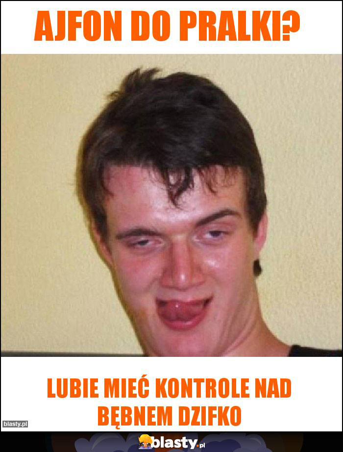 Ajfon do pralki?