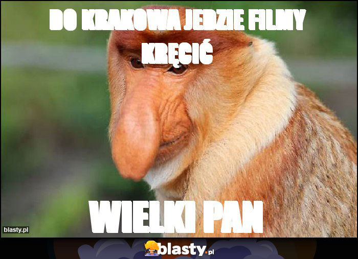 Do Krakowa jedzie filmy kręcić