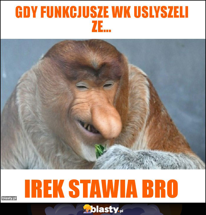 Gdy funkcjusze WK uslyszeli ze...