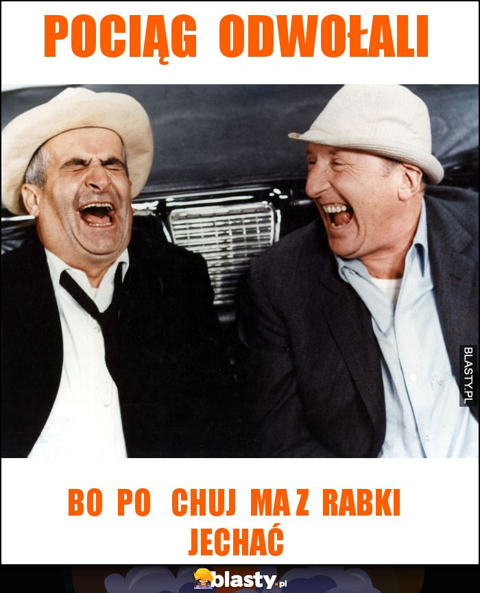 pociąg  odwołali