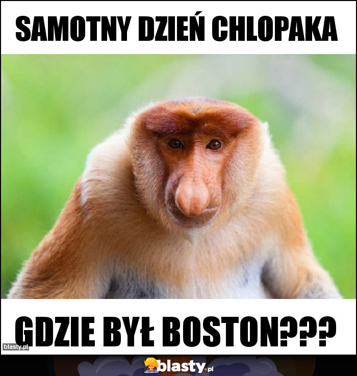 Samotny dzień chlopaka