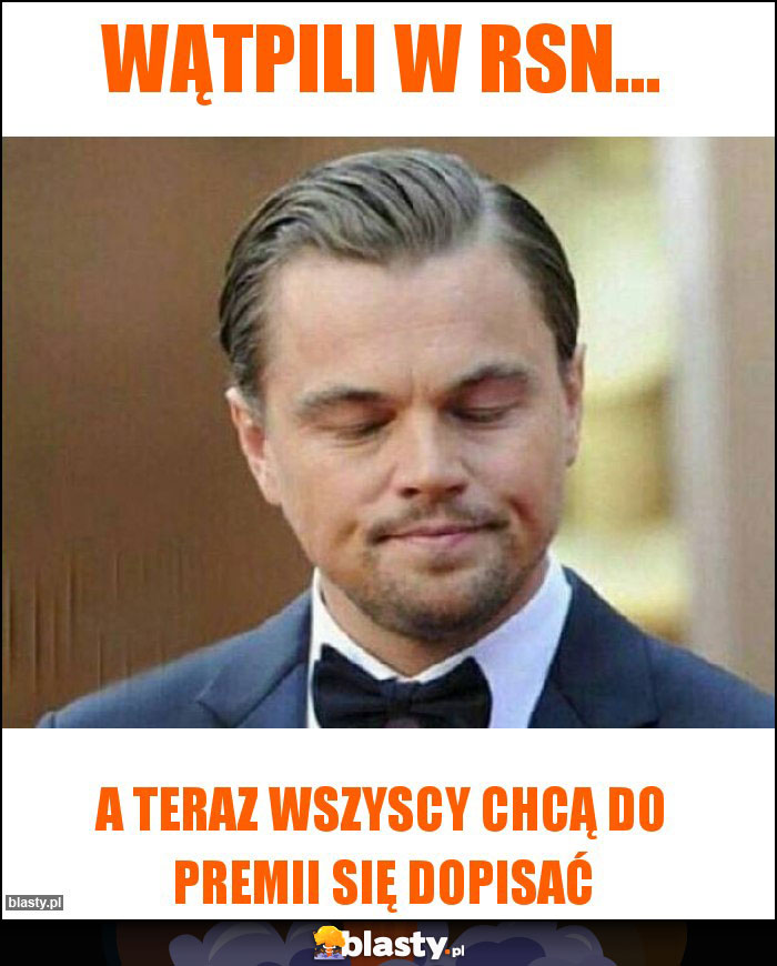 Wątpili w RSN...