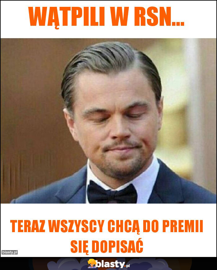 Wątpili w RSN...