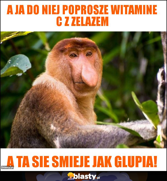 A ja do niej poprosze witamine c z zelazem