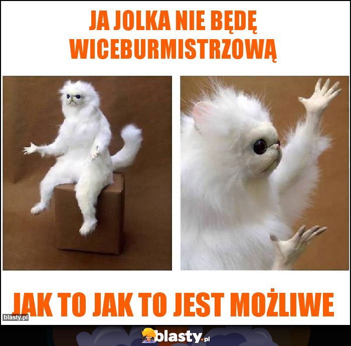 ja jolka nie będę wiceburmistrzową
