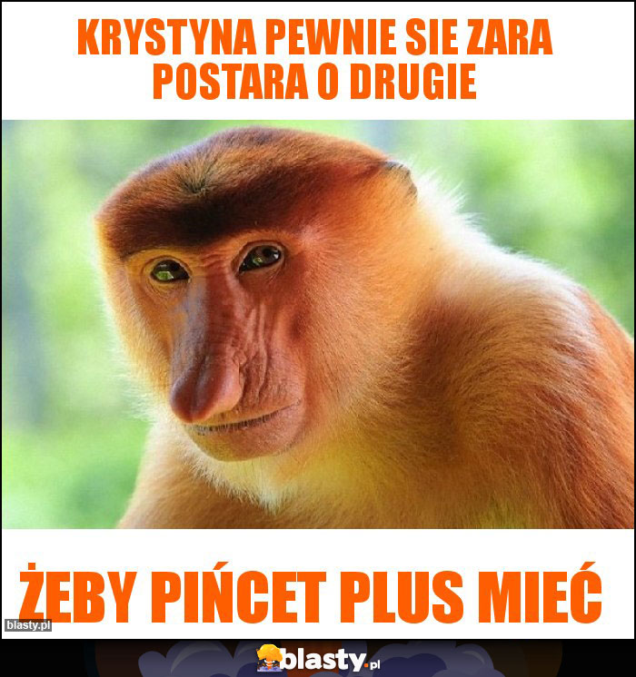 Krystyna pewnie sie zara postara o drugie