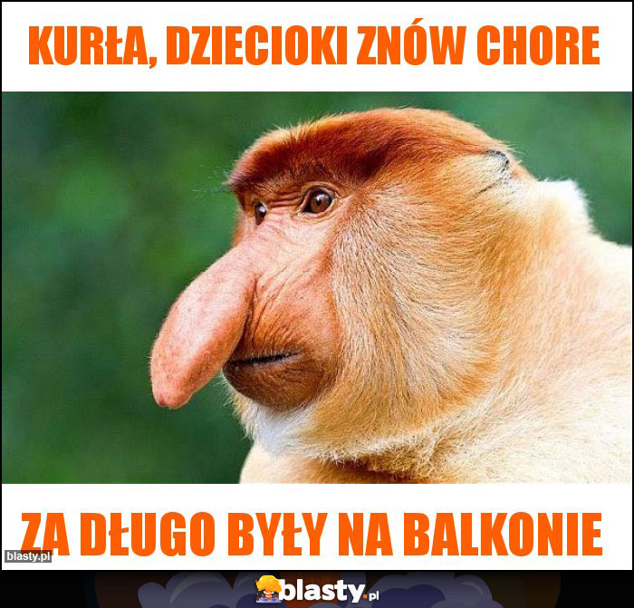 Kurła, dziecioki znów chore