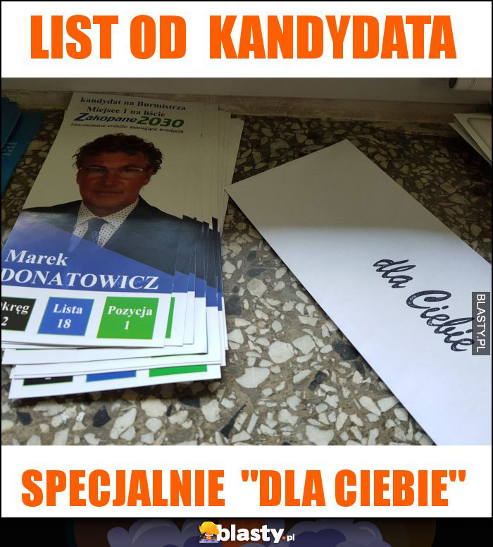 list od  kandydata