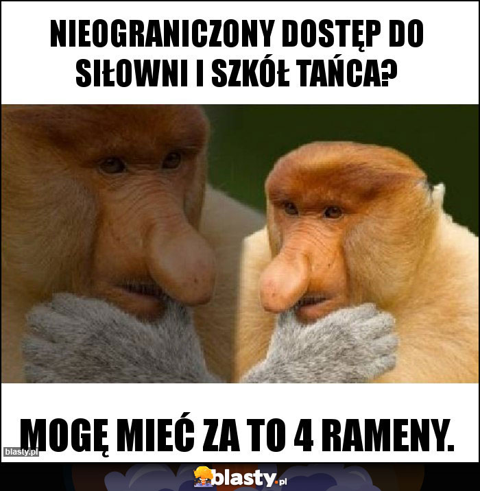 Nieograniczony dostęp do siłowni i szkół tańca?