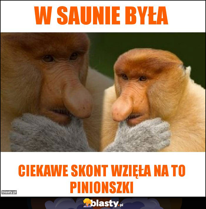 W saunie była