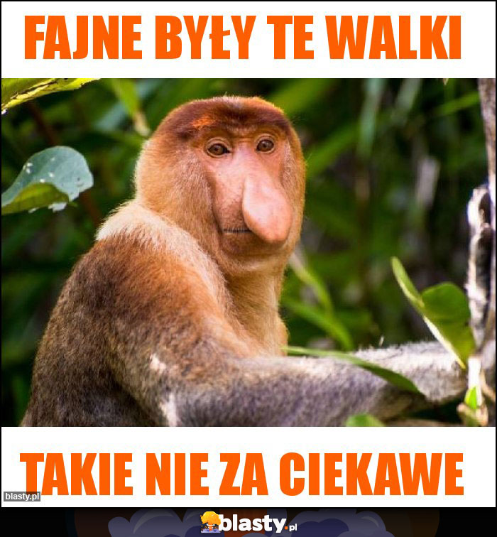 Fajne były te walki