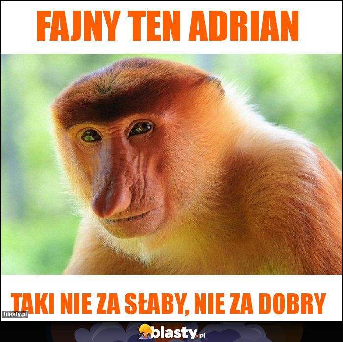 Fajny ten Adrian