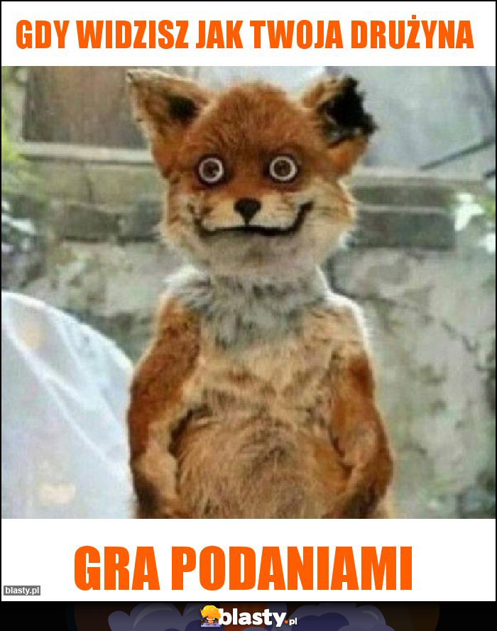Gdy widzisz jak twoja drużyna