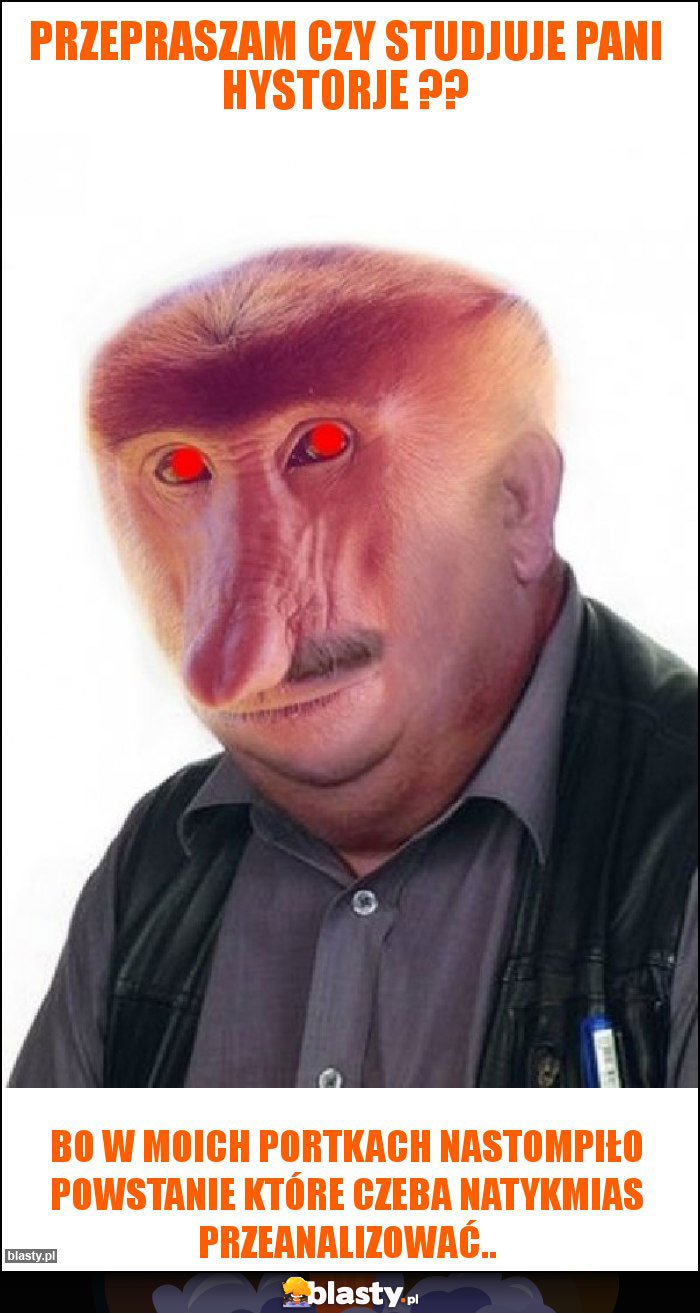 Przepraszam czy studjuje pani hystorje ??