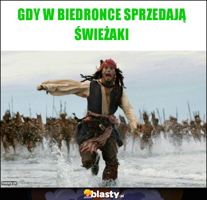 Gdy w biedronce sprzedają świeżaki