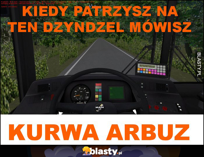 Kiedy patrzysz na ten dzyndzel mówisz