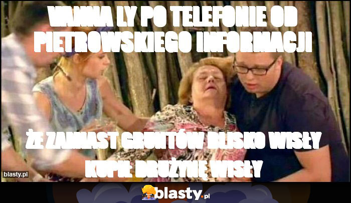 Vanna ly po telefonie od pietrowskiego informacji