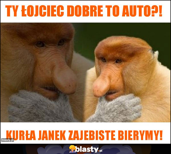 Ty łojciec dobre to auto?!