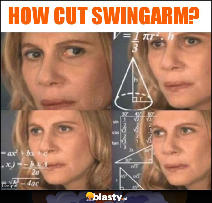 How cut swingarm?