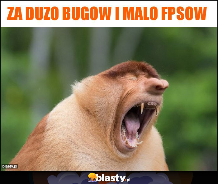 za duzo bugow i malo fpsow
