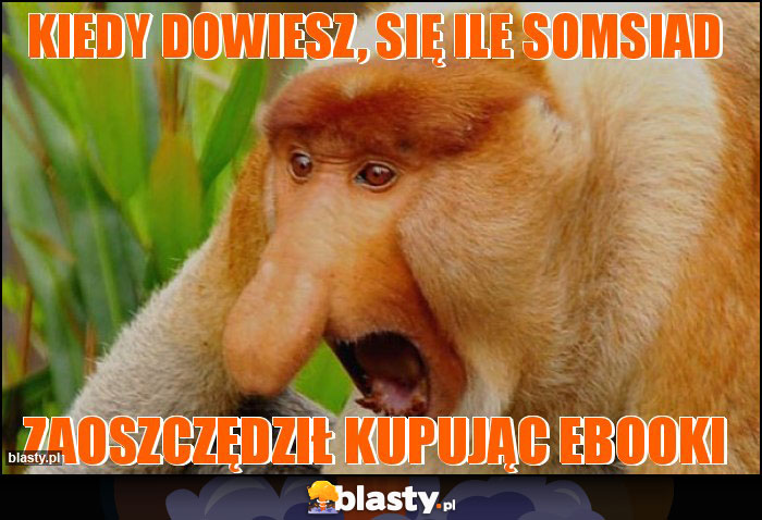 Kiedy dowiesz, się ile somsiad