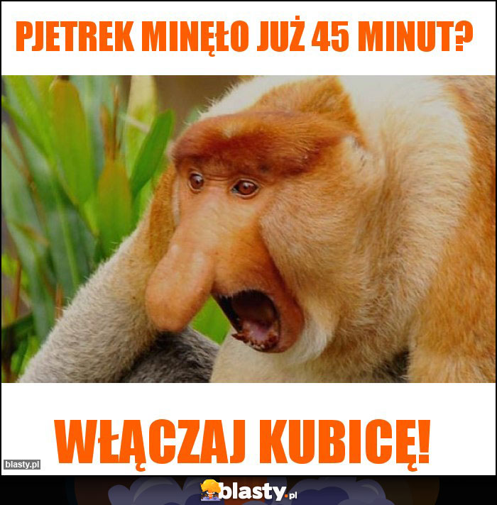 pjetrek minęło już 45 minut?
