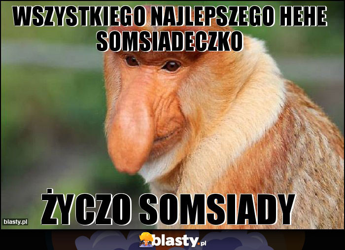 Wszystkiego najlepszego hehe somsiadeczko
