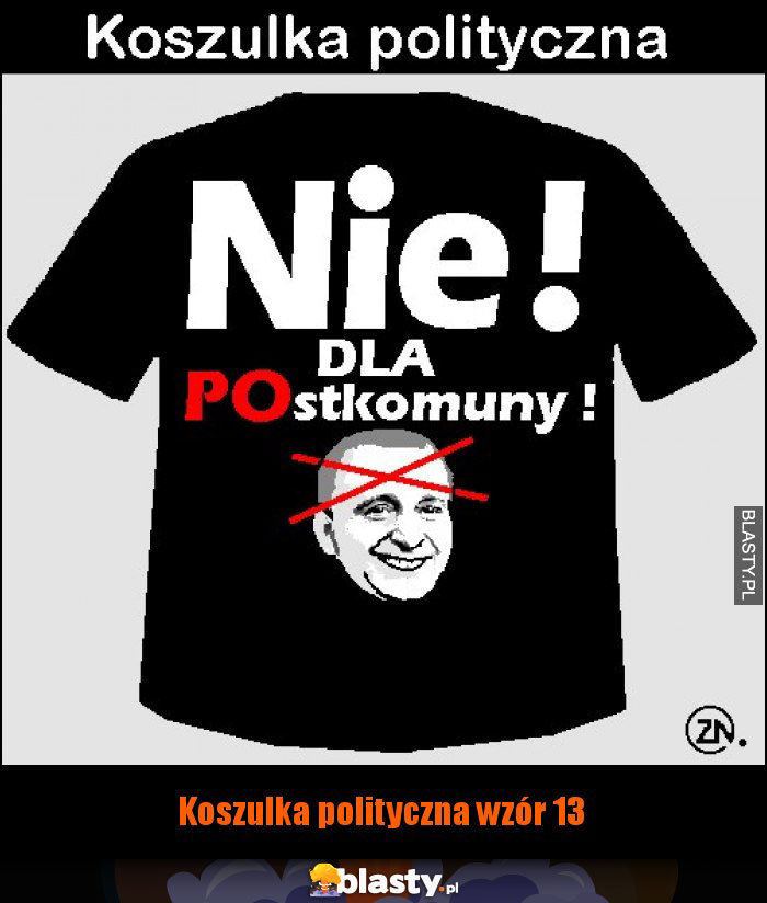 Koszulka polityczna wzór 13