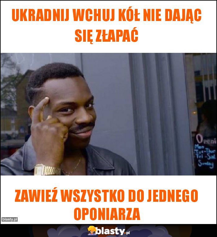Ukradnij wchuj kół nie dając się złapać