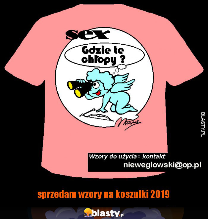 sprzedam wzory na koszulki 2019